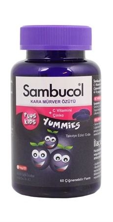 Sambucol Plus Kids Yummies Çiğnenebilir Form